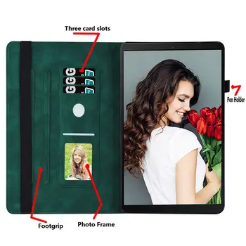 Флип-Чехол для Samsung Galaxy Tab S5e SM-T720 SM-T725 Smart Cover 10,5-дюймовый Планшет с 3D Тиснением Бабочки Funda Stand Coque