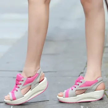 슬리퍼 Women Sandals 2023 Lady Platform Chunky Sandals Comfortable Sandals Open Toe Casual Summer Shoes сандалии мужские летние