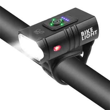 1 / 2ШТ Велосипедный фонарь 10 Вт 800ЛМ USB Аккумуляторный Дисплей питания MTB Горный Шоссейный Велосипед Передняя Лампа Фонарик Велосипедное Снаряжение
