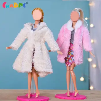 1 Комплект Модного зимнего пальто в этническом стиле для куклы длиной 30 см, костюм для куклы 11,5 дюймов, аксессуары для куклы, игрушки для девочек