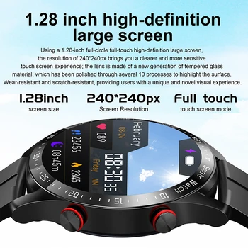 2023 Новые смарт-часы ECG PPG с Bluetooth-вызовом, мужской музыкальный плеер, водонепроницаемый спортивный фитнес-трекер, ремешок из нержавеющей стали, умные часы