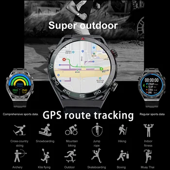 2023 Новый NFC Bluetooth Вызов, Умные часы, Компас, GPS-трекер, браслет движения, Фитнес Для часов Huawei, Умные часы Ultimate Для мужчин