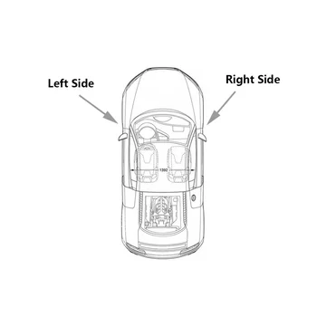 Автомобильный Светодиодный Светильник для Лужи в Правом Боковом Зеркале Заднего Вида для Benz W205 W213 GLB GLC 2014-2020 A0999064402
