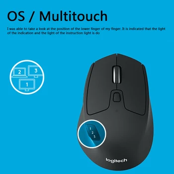 Беспроводная мышь M720 с несколькими устройствами, двухрежимная игровая мышь с частотой 2,4 ГГц, настольный ПК, ноутбук, 8 кнопок, беспроводные мыши