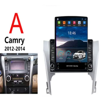 Для Tesla Style 2Din Android 12 Автомагнитола Для TOYOTA Camry 2012-2035 Мультимедийный Видеоплеер GPS Стерео Carplay DSP RDS Камера