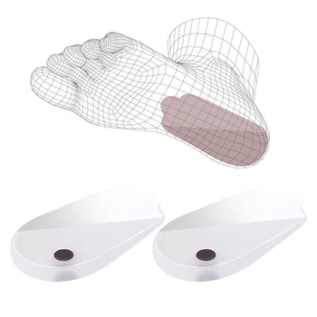 Магнитные Ортопедические Стельки Мягкие Силиконовые Подушечки Для Обуви На Пятке Для Ног O/X Тип Ноги Вальгусно-Варусная Коррекция Подошвенного Фасциита Стелька