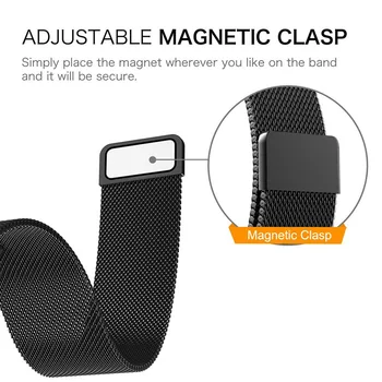 Магнитный ремешок в чехле для Amazfit GTS 4 Mini Аксессуары для часов Металлический браслет для amazfit gts 4 mini Защитный чехол в виде ракушки