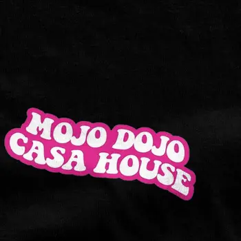 Модные Розово-Пурпурные Футболки Mojo Dojo Casa House Для Мужчин И Женщин, Хлопковые Футболки С Круглым воротом, Футболки С Коротким Рукавом, Идея Подарка, Одежда