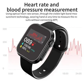 Мужские смарт-часы, женский спортивный браслет, экран, спортивный Шагомер, частота сердечных сокращений, кровяное давление, Мужской Женский браслет SH009 Bluetooth Smart