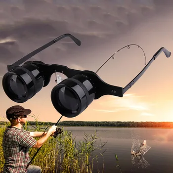 Новые очки 10x34, Рыболовный Бинокль 66 г, сверхлегкий, без рук, Телескоп