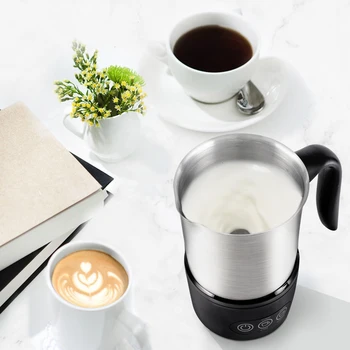 Новый модный вспениватель молока для кофе с корпусом 5 в 1, электрический вспениватель молока