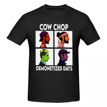Потрясающая футболка Cow Chop, хлопковые футболки высокого качества, уникальная одежда, футболка для мужчин и женщин, идея подарка