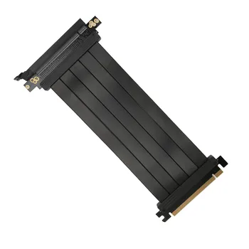 Удлинитель графического процессора Стабильная Передача Черный PCIE 3.0 16x Riser Cable Высокоскоростной для GTX1080GTX1080Ti для RTX2080 RTX2080Ti