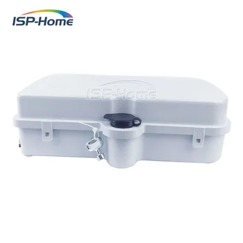 10 шт./коробка 24-портовая волоконно-оптическая оконечная коробка FTTH SC/LC для установки адаптера или распределительной коробки для подвесного кабеля