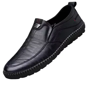 2023 Модная мужская обувь, деловые модельные туфли, мужская одежда, мужская обувь, нескользящая обувь для вождения, мужская кожаная обувь, бесплатная доставка