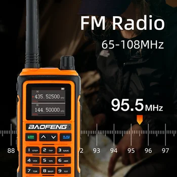 2ШТ Baofeng UV17 Max Walkie Talkie 10 Вт Профессиональная Двухдиапазонная UHF VHF Двухсторонняя Радиосвязь CB Ham Портативный Приемопередатчик Радио