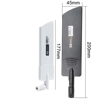 5X 600-6000 МГц Гибкий Складной Беспроводной Маршрутизатор 2G 3G GSM GPRS 4G 5G С Высоким коэффициентом усиления 40 Дби LTE Усилитель Сигнала WIFI Антенна B