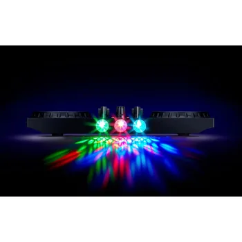 Beginners Party Mix II - Набор DJ-контроллеров со встроенной подсветкой, микшер для Serato Lite и искусственного интеллекта Algoriddim Pro
