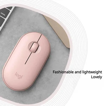 Logitech Pebble m350 Беспроводная Bluetooth Мышь Офисная бесшумная мышь Женская мышь Портативная мышь Компьютер Ноутбук планшет Форма Pebble