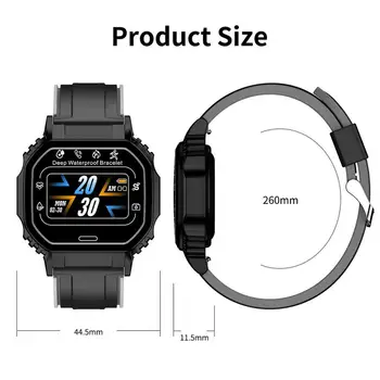 Высококачественные электронные часы B2, износостойкие Водонепроницаемые смарт-часы для мониторинга состояния здоровья, умные часы с низким энергопотреблением