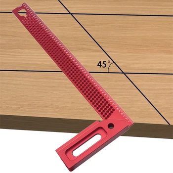 Инструмент для измерения чертежного макета AnglesRuler Деревообрабатывающий Чертиловый калибр Промышленный Челнок