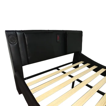 Каркас кровати-платформы, обитый искусственной кожей размера 