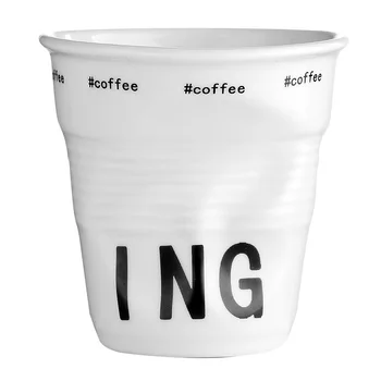 Креативная Керамическая Кофейная чашка объемом 200 мл, Дизайнерская чашка American Coffee Fold, Чашка для Латте, Молоко, Овсянка, Кружка для завтрака, Посуда для напитков, Кухонная Посуда для кофе
