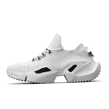 Модная брендовая дизайнерская мужская спортивная обувь Сетчатая дышащая повседневная обувь Легкие и удобные кроссовки Обувь на толстой подошве