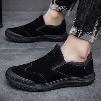 Новая повседневная рабочая одежда Обувь с мягким верхом Lazy Shoes Бестселлер 2023 года Роскошная мужская социальная обувь Популярная обувь Кроссовки