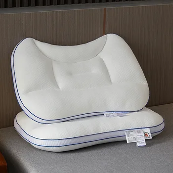 Подушка из 100% хлопка для сна в спальне, шейная подушка для улучшения сна, Контурная поддерживающая подушка, защита сердцевины подушки для спальни