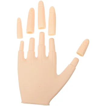 Практика ногтей Практика маникюра Протезирование рук Силиконовый Ноготь Реалистичный Силикагель Поддельный Искусственный