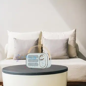 Ретро беспроводная колонка со стереоэффектом 360 DW13, беспроводная винтажная радиоколонка, винтажный декор для путешествий, домашний многопользовательский режим One-ke