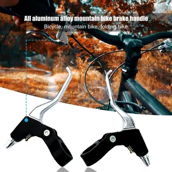 Рычаг велосипедного тормоза 1 пара велосипедных тормозов, устойчив к коррозии, прост в установке, сверхлегкая ручка велосипедного тормоза из алюминиевого сплава для MTB