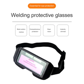Сварочные очки Автоматический фотоэлектрический шлем Ультрафиолетовое инфракрасное излучение Блики Защитные очки Защитные очки для глаз