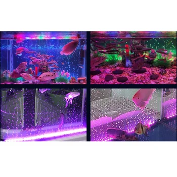 Светодиодная подсветка для аквариума, подсветка для аквариума, 7-цветная подводная подсветка, погружная подсветка для аквариума для дома, подсветка для аквариума
