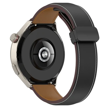 Складной универсальный ремешок с магнитной пряжкой для Samsung Galaxy Watch 3 4 5 5pro Active Ремешок для часов браслет модный кожаный ремешок