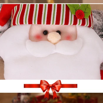 Украшение для Рождественской елки Декор для елки Санта-Клауса Многоразового использования Добавляет праздничной атмосферы Рождественская Елка Санта-Клаус Верхнее украшение для Рождественской елки