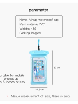 Универсальный водонепроницаемый чехол для мобильного телефона Diving Shell для iPhone 12 11 Pro Max 8 7 Huawei Xiaomi Redmi Samsung Case