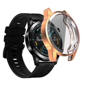 Чехол из ТПУ, прочная всесторонняя защита, высококачественная модная точная посадка, инновационные Huawei Watch Gt 2 46 мм, легко устанавливаемые, мягкие