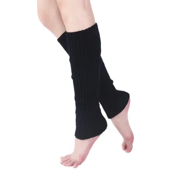 Юбка, однотонный универсальный вязаный браслет на ножке, теплый чехол для ног, грелка для ног, женские осенне-зимние вязаные носки, манжеты для ботинок, гетры