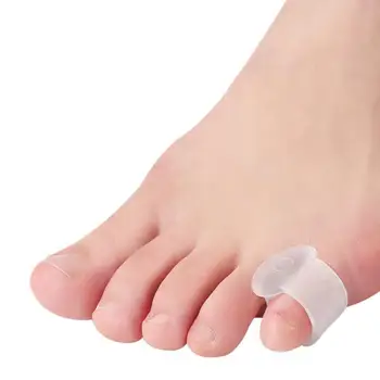 1-5 пар Силиконовых ортопедических изделий для пальцев ног, разделитель для ухода за пальцами ног, Корректор косточки большого пальца стопы, Вальгусная деформация для педикюра