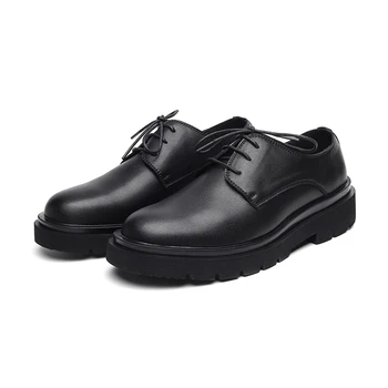 2023 Черные джентльменские модельные туфли, мужские оксфорды, Высококачественная мужская костюмная обувь, Классическая Мужская деловая кожаная обувь, Повседневная