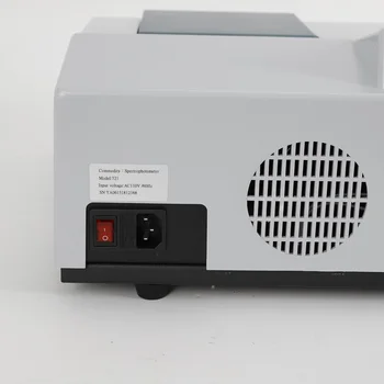 Видимый спектрофотометр 721 Лабораторное оборудование 350-1020nm 110V Spectronic