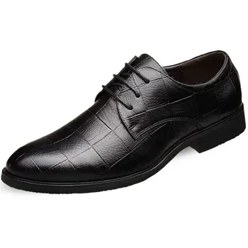 Горячая мужская кожаная обувь, модная мужская повседневная обувь, Новая комфортная обувь для вождения на открытом воздухе, мужские ботинки Zapatos Para Hombres на шнуровке
