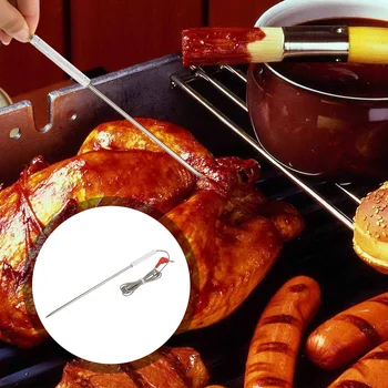 Замена датчика термометра для мяса из нержавеющей стали, Водонепроницаемый датчик температуры, Датчик термометра для приготовления пищи