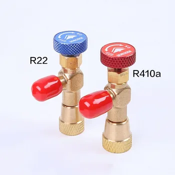 Клапан кондиционирования воздуха r22 добавить жидкость адаптер R410A хладагент добавить фторид клапан сброса давления антифриз специальный клапан
