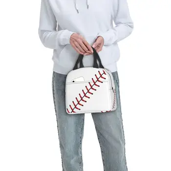 Кружевной ланч-бокс для софтбола, бейсбола, термоохладитель, сумка для ланча с пищевой изоляцией для детей, школьников, портативные сумки для пикника