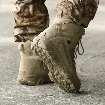 Мужские ботинки в стиле милитари, трендовые ботинки 2023 года, мужская уличная обувь в стиле панк Для мужчин, удобные мотоциклетные кроссовки, Размер 46, уличные кроссовки для мужчин.