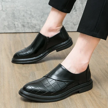 Мужские лоферы, легкие мягкие черные туфли для вождения, Кожаная повседневная обувь для мужчин, Мокасины, мужские большие размеры 38-46