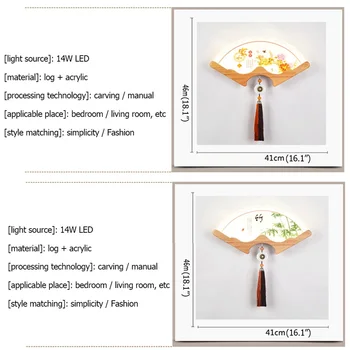 Настенные светильники ULANI, Современные креативные светодиодные бра для помещений, лампы в форме вентилятора для домашнего кабинета в коридоре.